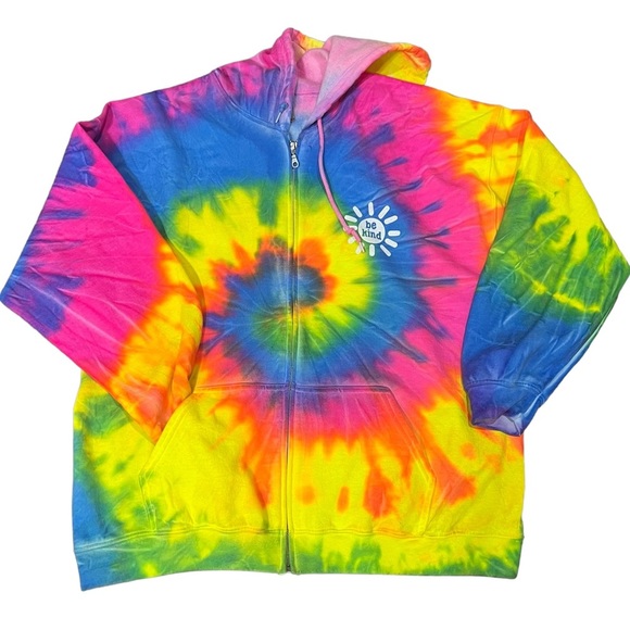 Jackets & Blazers - Be Kind Tie Dye Jacket Plus Like New condition